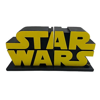 Star Wars Logo Collectible Bookends Gentle Giant Exclusive Limited Edition • $76.49