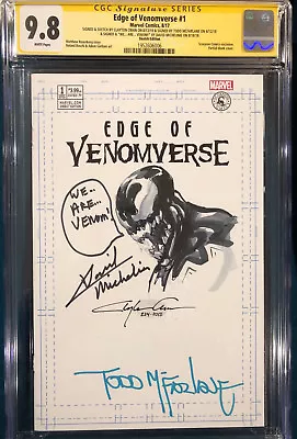 Clayton Crain ORIGINAL Sketch Art CGC 9.8 Spider-Man Signed Venom TODD MCFARLANE • $2249.99