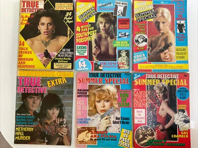 £10 • Buy Six Vintage - True Detective Summer￼/winter Special Magazines - 1978-85 - Vgc
