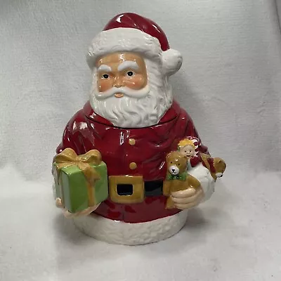 Martha Stewart Christmas Holiday Santa Cookie Jar • $59.95