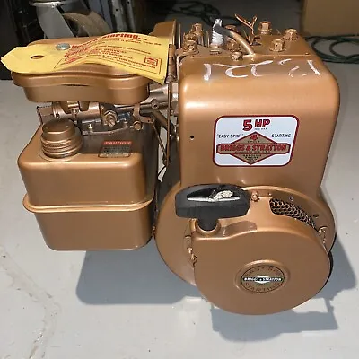 Briggs Vintage Nos 5hp Horizontal Shaft Copper Engine 3/4 Crankshaft For Minibik • $1500