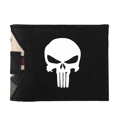 Bioworld Marvel Punisher Nylon Bifold Wallet NEW IN STOCK • $17.99