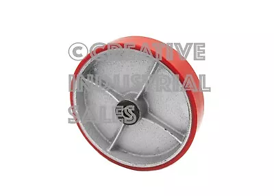 8  X 2  Polyurethane Caster Wheel Steel Hub Roller Brg & 1/2  Bushing 1250lb • $29.11