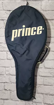 Prince Vintage 80’s Multi Racquet Racket Bag Strap Blue White Inner Pad Pocket • $28.79
