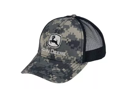 £22.99 • Buy John Deere Adults Black Digital Camo Mesh Back Baseball Cap - MC13080407BK