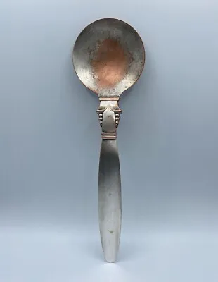 Prill Silver Co Inc EPNS Sheffield England Large Salad Spoon Silver Plate Copper • $7.99