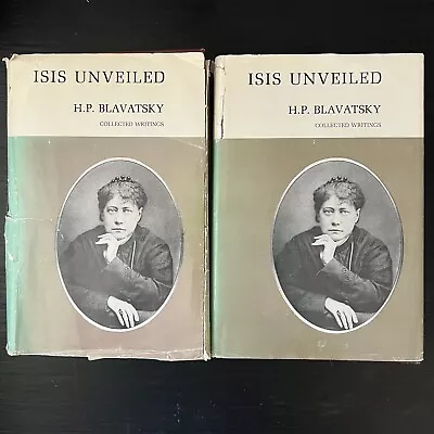 Isis Unveiled Volumes I &II H.P. Blavatsky 1972 Theosophical House Edition  • $120