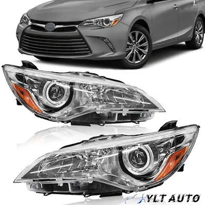 Headlights For 2015 2016 2017 Toyota Camry LE SE XLE XSE Projector Headlamp Pair • $75.99