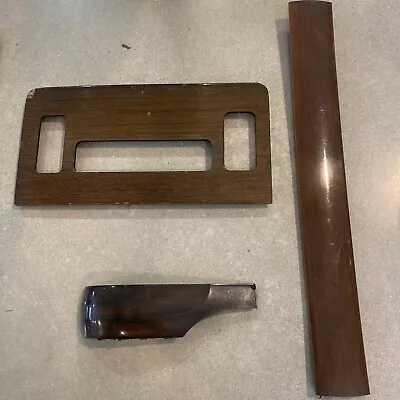 Mercedes W123 Dashboard Zebrano Wood Trim Pieces Trim With Install Plate • $90