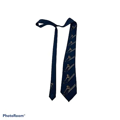 $4.97 • Buy Trombone Tie Musician Neckties Mens Instruments Brass Neck Ties