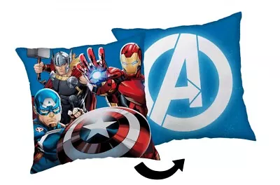 Marvel Avengers Decorative Cushion 35 X 35 X 8 Cm Captain America Iron Man Thor • £15.90