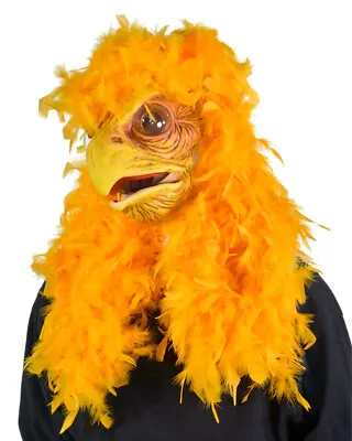 $77.52 • Buy Super Chicken Wild Crazy Mask Movable Mouth Animal Sculpt Costume Natural Latex