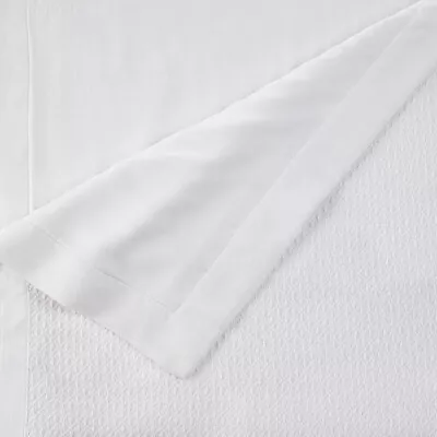Vellux 100% Cotton 2-in-1 Full/Queen Sheet Blanket White 90  X 90  • $44.99