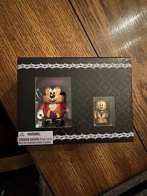 DISNEY VINYLMATION Mickey Hook And Pluto Scar 3 Inch & 1.5 Inch Set *EVENT RARE* • $18.99