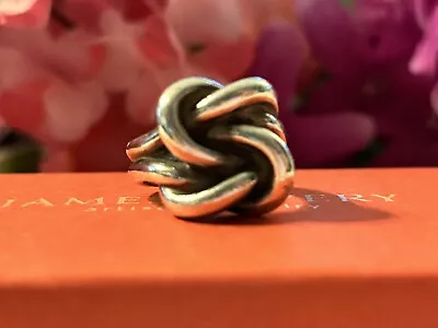 James Avery Bold Love Knot Sterling Silver Ring. Vintage HTF SIZE 6.5 • $325