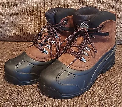 Itasca Mens Snow Boots Sz 8 Brown 3M Thinsulate Insulated #6448081 Great Cond !! • $15.90