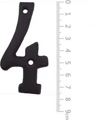 House Numbers- 3 Inch Innovative Wrought Iron Numbers- Vintage Nail On Die Cast • $44.45