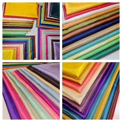 Polyester Dress Lining Fabric Anti Static Jacket Garment Material 150cm Meter • £2.87