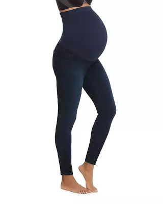 Spanx 20154r Mama Maternity Jean-ish Ankle Leggings In Twilight Rinse Size Xs • $77