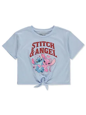 Disney Lilo & Stitch Girls' Tie-Front Box T-Shirt • $13.99