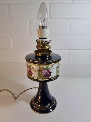 £39 • Buy Antique Victorian Style Oil Lamp Style Converted To Electric Table Lamp