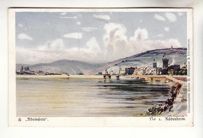 £1.32 • Buy Rüdesheim Am Rhein Old Artist Map Around 1898 (Bingen Lorch Geisenheim)