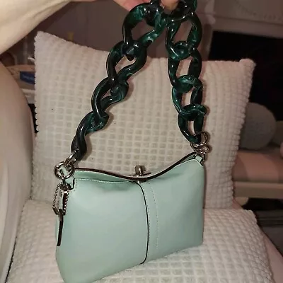 Coach Mint Smooth Leather Mini Bag With Turnlock  • $65