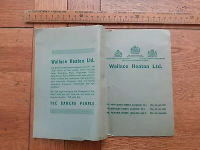 Vintage Photo Wallet Wallace Heaton London • £7