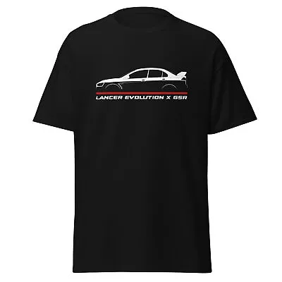 Premium T-shirt For Mitsubishi Lancer Evolution X GSR 2007-2016 Enthusiast Gift • $19.95