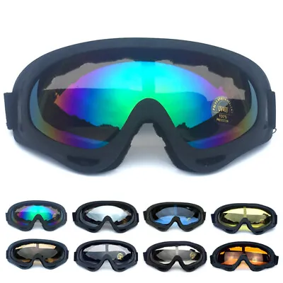 Motorcycle Goggles Dust Proof ATV Off Road Dirt Bike Motocross Motorbike Glasses • $9.99