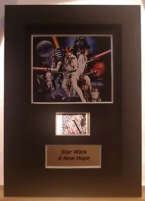 £10 • Buy Star Wars IV A New Hope 6  X 4  Genuine 35mm Film Cell Display Framed/Unframed
