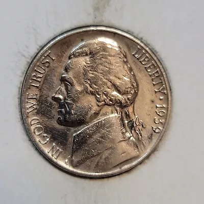 1939 S Jefferson Nickel CC • $5.95