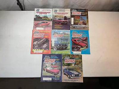 1981 Mustang Monthly 8 Issues Lot • $36.99