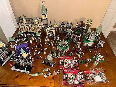 HUGE Harry Potter LEGO LOT Over  20 Sets And Many Extras Some Manuals And Boxes • $575