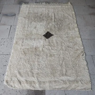 Handknotted Turkish Nomedic Tulu Rug Anatolian Mohair Shaggy Rug • $306