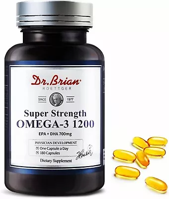 New Fish Oil Supplement 180 Count RTG Omega 3 Fish Oil 1200mg Capsule For Wom... • $100