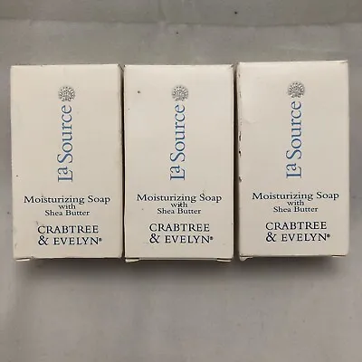 3-Pack Crabtree & Evelyn La Source Moisturizing Soap With Shea Butter Travel 1oz • £39.45