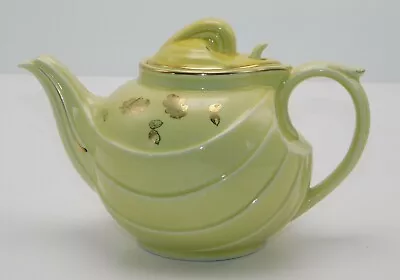 Vintage Hall China Parade Teapot Canary Yellow With Standard Gold 6 Cup Hook Lid • $17.99