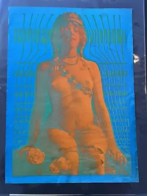 NR-6 Neon Rose Poster Victor Moscoso Second Print • $320