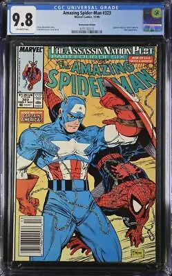 AMAZING SPIDER-MAN #323 CGC 9.8 Newsstand Todd McFarlane Silver Sable App • $86