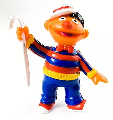 ERNIE “HAT & CANE” Figure SESAME STREET TARA TOY PBS PVC  Figurine MUPPETS • $8.99