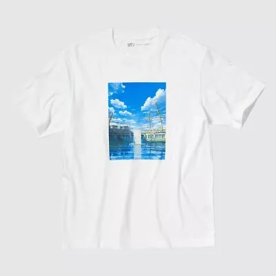 Suzume UT Graphic T-shirt UNIQLO XL Size White Makoto Shinkai Japan • $54