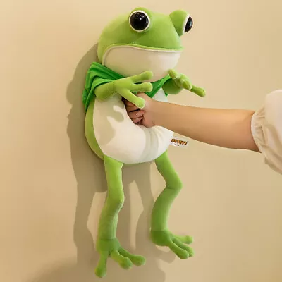 Frog Plush Stuffed Soft Toy 45cm-80cm Cute Funny Pillow Doll Green Gift Kids • $28.09