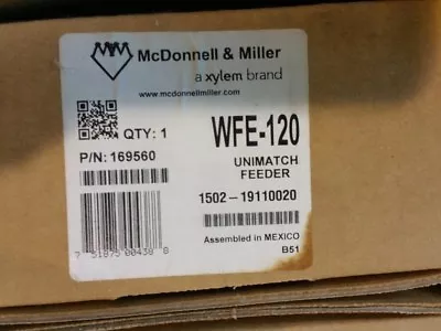 McDonnell Miller WFE-120 / WFE-120V 169560 Unimatch Automatic Feeder NOS New • $219.99