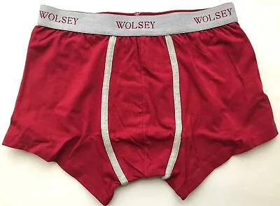 £12.80 • Buy Wolsey Men's Low Rise Trunk - Red - Small - U332