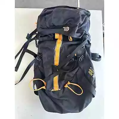 Mountain Hardware Trad Pack Hiking Backpack Size L Black Yellow EUC • $99