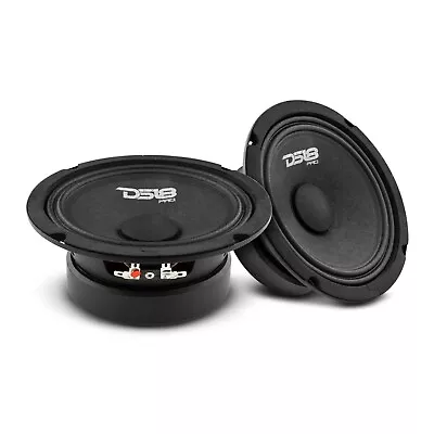 DS18 PRO-GM6 6.5  Midrange Loudspeaker 480 W 8 Ohm Car Speaker Mid Bass Range • $24.90