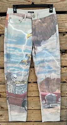 Boohoo Man Skinny Jeans Men's Size 28x31 Desert Print Colorful Artistic • $20