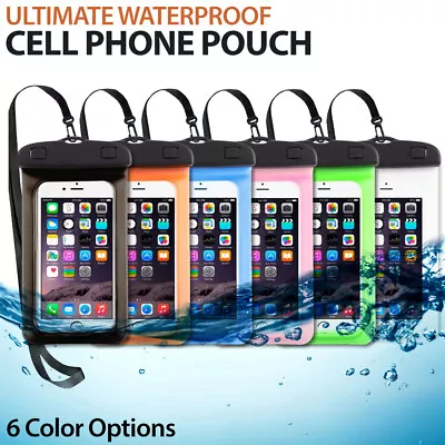 Waterproof Phone Bag Pouch Underwater Swimming Cell Phone Case Cover Dry Bag • $7.99