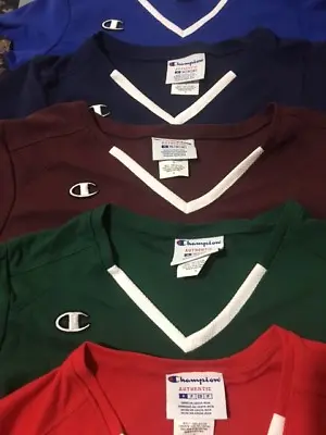 ( Lot 4 ) Champion N289  Authentic Double Dry Mash Jersey Cap Sleeves  12 Colors • $14.39